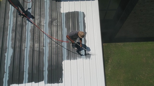 The Process Of Roof Painting